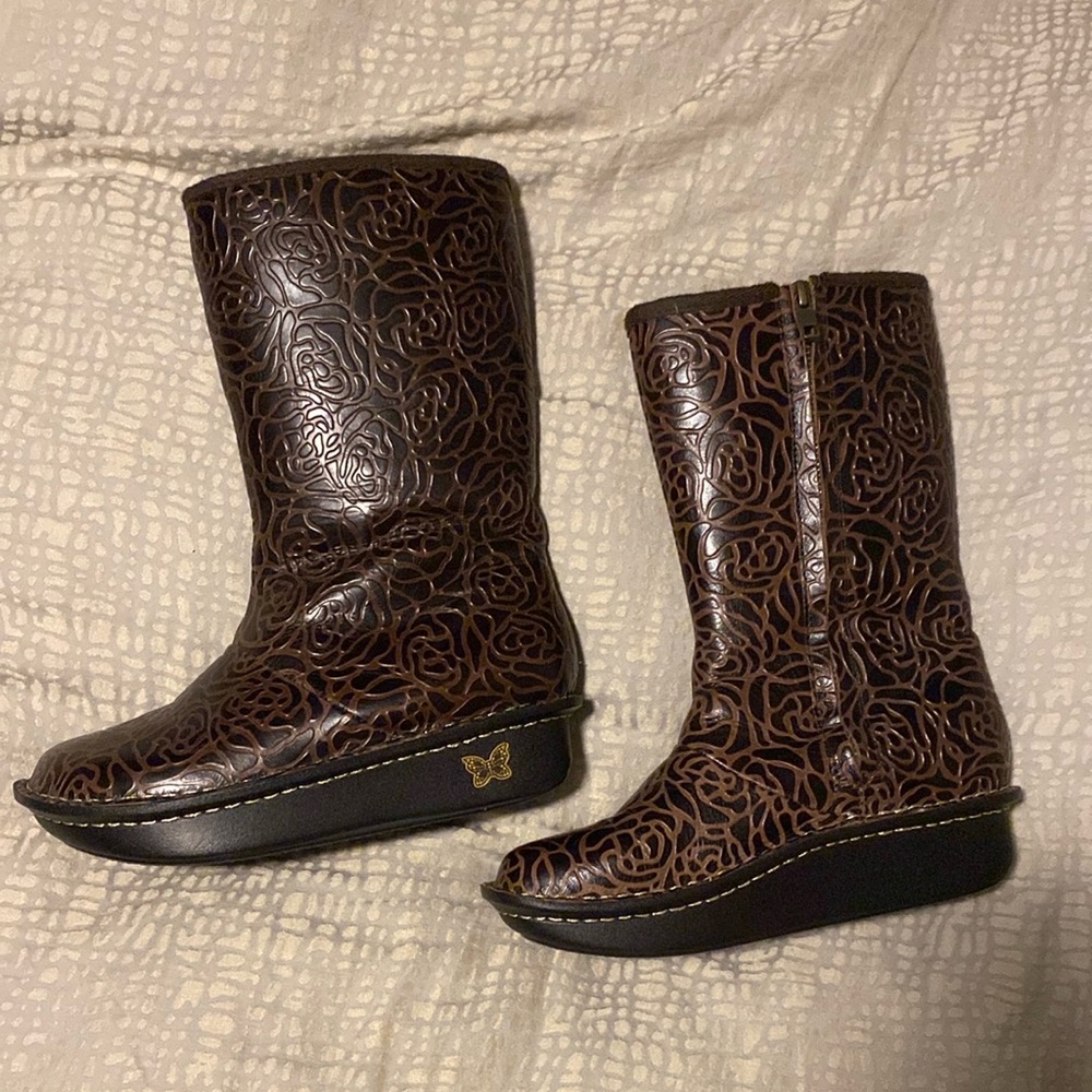 Alegria leather boots